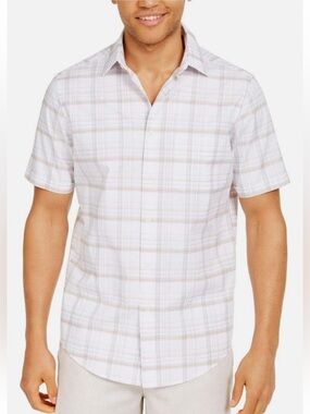 EUC Men's Tasso Elba Button Front Shirt